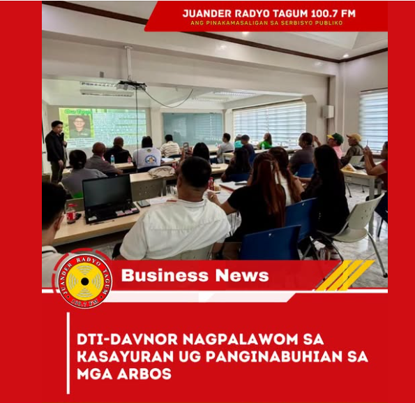 DTI-DAVNOR NAGPALAWOM SA KASAYURAN UG PANGINABUHIAN SA MGA ARBOs